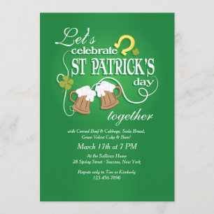Celebrate St. Patrick's Day Invitation
