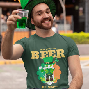 Celebrate St. Patrick's Day with a Lucky Cat T-Shirt