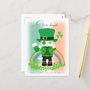 Celebrate St. Patrick's Day with a Lucky One-Eyed Holiday Postcard