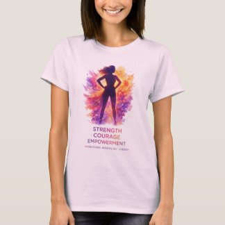 Celebrate Strength – Women’s Day 8 March Artwork T-Shirt