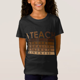 Celebrate Teach Black History Month I Teach Black T-Shirt