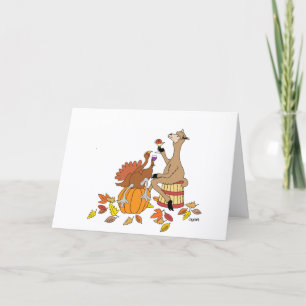 Celebrate Thanksgiving Holiday Card
