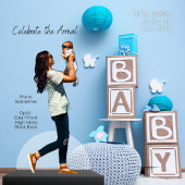Celebrate the Arrival - New Baby Acrylic Cut-Out Standing Photo Sculpture
