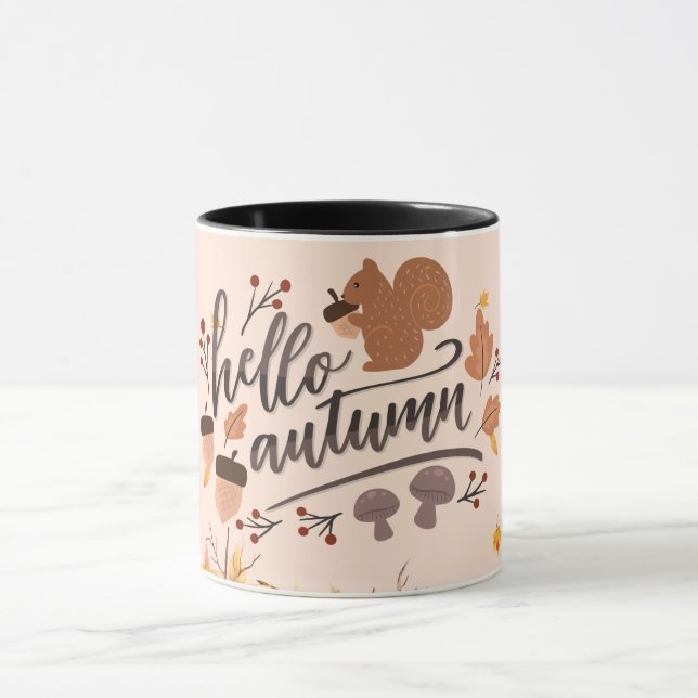 Celebrate the Cosy Autumn Season with a Custom Mug (Center)