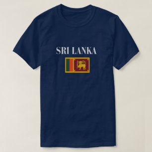 Celebrate the Culture of Sri Lanka Flag T-Shirt
