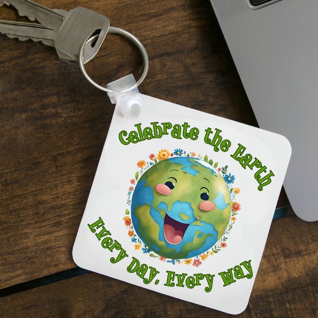 Celebrate the Earth Keychain (Creator Uploaded)