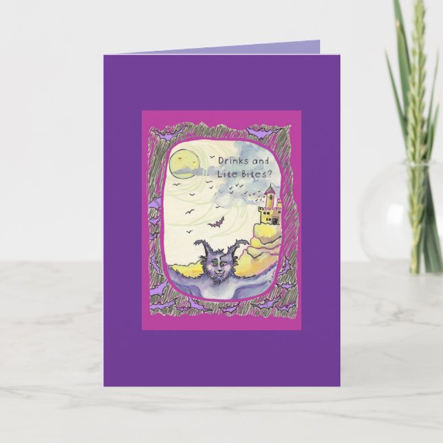 Celebrate the Full Moon with Us Card (Front)