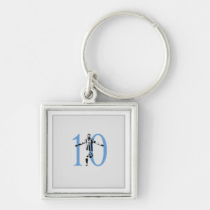 Celebrate the GOAT of the beautiful game with this Key Ring