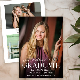 Celebrate the Graduate Photo Graduation Party Invitation