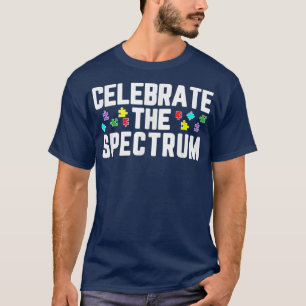 Celebrate The Spectrum Neurodiversity Autism ADHD T-Shirt