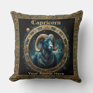 Celebrate the strength, ambition of Capricorn Cushion