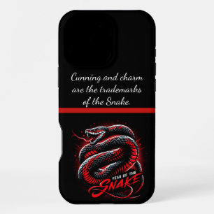 Celebrate the vibrant Year of the Snake in style iPhone 16 Pro Max Case