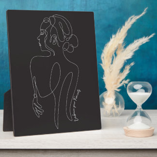 Celebrate the woman in you - Embrace Your Feminity Plaque
