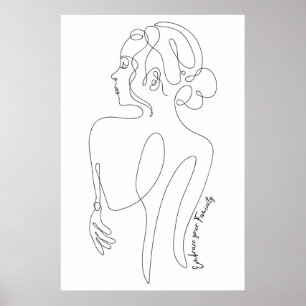 Celebrate the woman in you - Embrace Your Feminity Poster