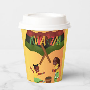 "Celebrate Unity: A Joyful Kwanzaa Gathering" Paper Cups