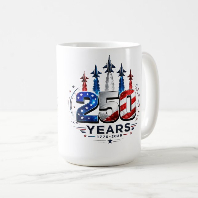Celebrate USA 250-Year  Coffee Mug (Front Right)