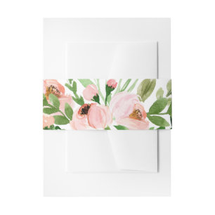 CELEBRATE WATERCOLOR INVITATION BELLY BAND