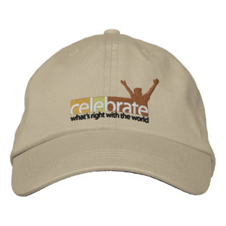 Celebrate-Whats-Right-no cut line RGB-300dpi Embroidered Hat