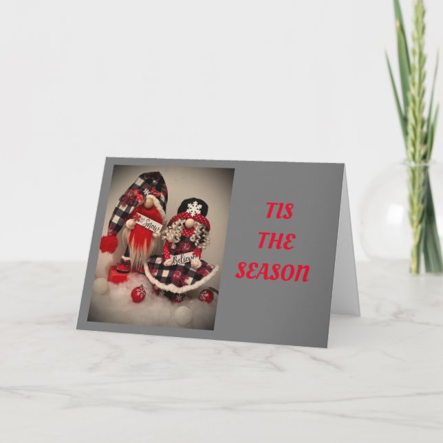 CELEBRATE WITH "FAMILY AND FRIENDS THIS CHRISTMAS HOLIDAY CARD (Front)