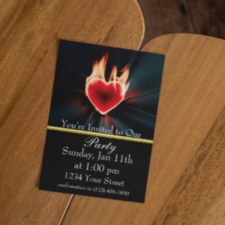 Celebrate with Flames and Friends! Invitation