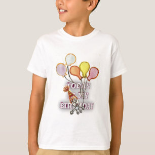 Celebrate with Our Playful Birthday Greeting Happy T-Shirt