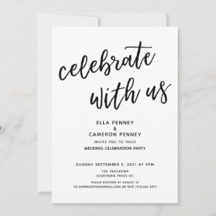 "Celebrate with Us" Custom for Ella Invitation