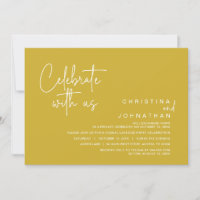 Celebrate with us, Post Wedding Elopement Party  I