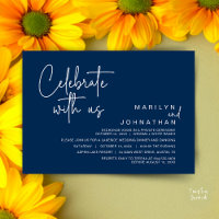 Celebrate with us, Post Wedding Elopement Party