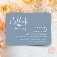Celebrate with us, Post Wedding Elopement Party