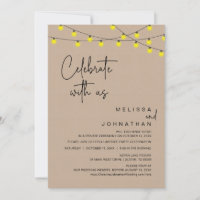 Celebrate With Us, Rustic Wedding Dinner Party