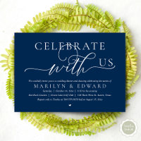 Celebrate with us, Wedding Elopement Dinner