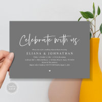 Celebrate with us, Wedding Rehearsal Dinner