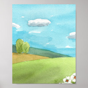 Celebrate World Art Day with Stunning Watercolor Poster