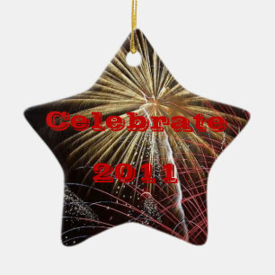 Celebrate - Year Customisable Ceramic Tree Decoration