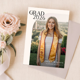 Celebrate your milestone with this modern classic  postcard