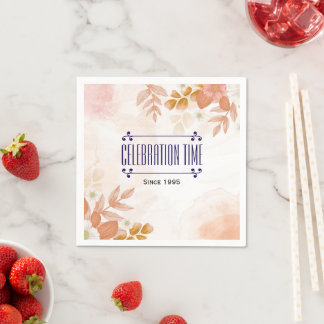 Celebrate your moment with coaster napkin