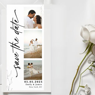Celebrate your special day with a touch of modern save the date