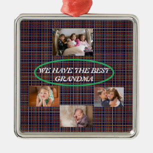 Celebrate Your Special Grandma Metal Tree Decoration