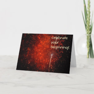 celebrateyour beginning! card