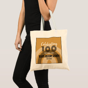 Celebrating 100 Years Of Black History Month Tote Bag