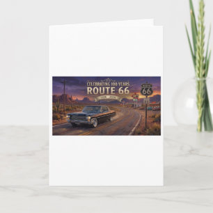 Celebrating 100 Years: Route 66  Card