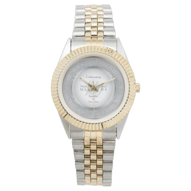 Celebrating 10th Wedding Anniversary Watch (Front)