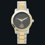 Celebrating 12th Anniversary. Customisable. Watch<br><div class="desc">Designed by Raftel / Freepik

Available here:
http://www.zazzle.com/produkto</div>