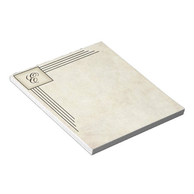 Celebrating 1920s Style Notepad (Angled)