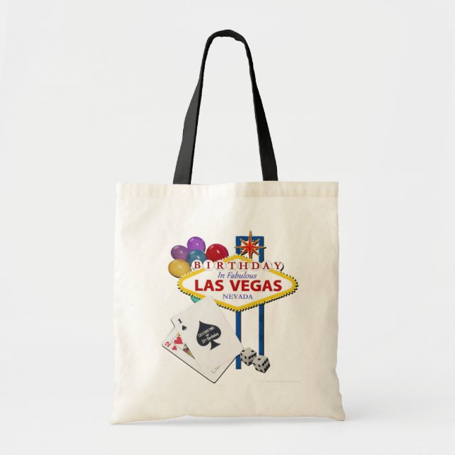 celebrating 21st Birthday Las Vegas Tote Bag (Front)