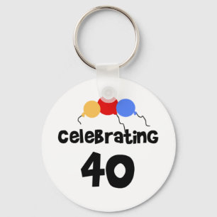 Celebrating 40 key ring