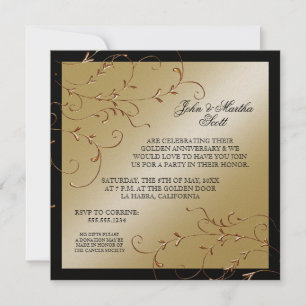 Celebrating 50 years, 50th Anniversary Invitation