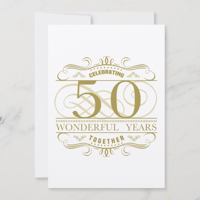 Celebrating 50th Anniversary Card (Front)