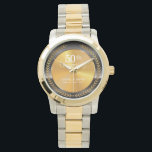 Celebrating 50th Anniversary. Customisable. Watch<br><div class="desc">Designed by Freepik

Available here:
http://www.zazzle.com/produkto</div>