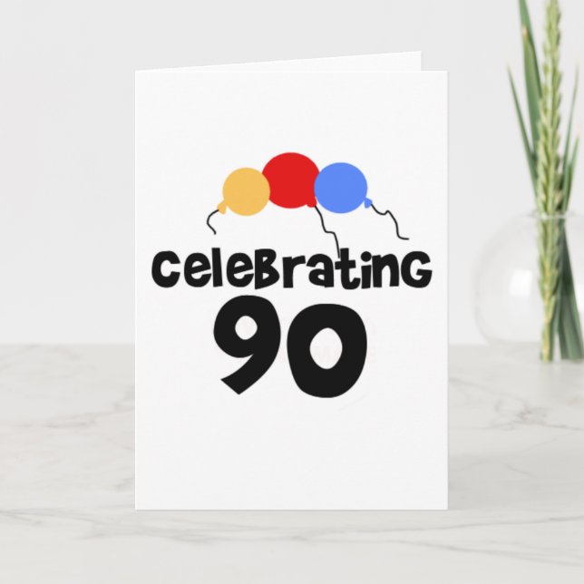 Celebrating 90 card (Front)